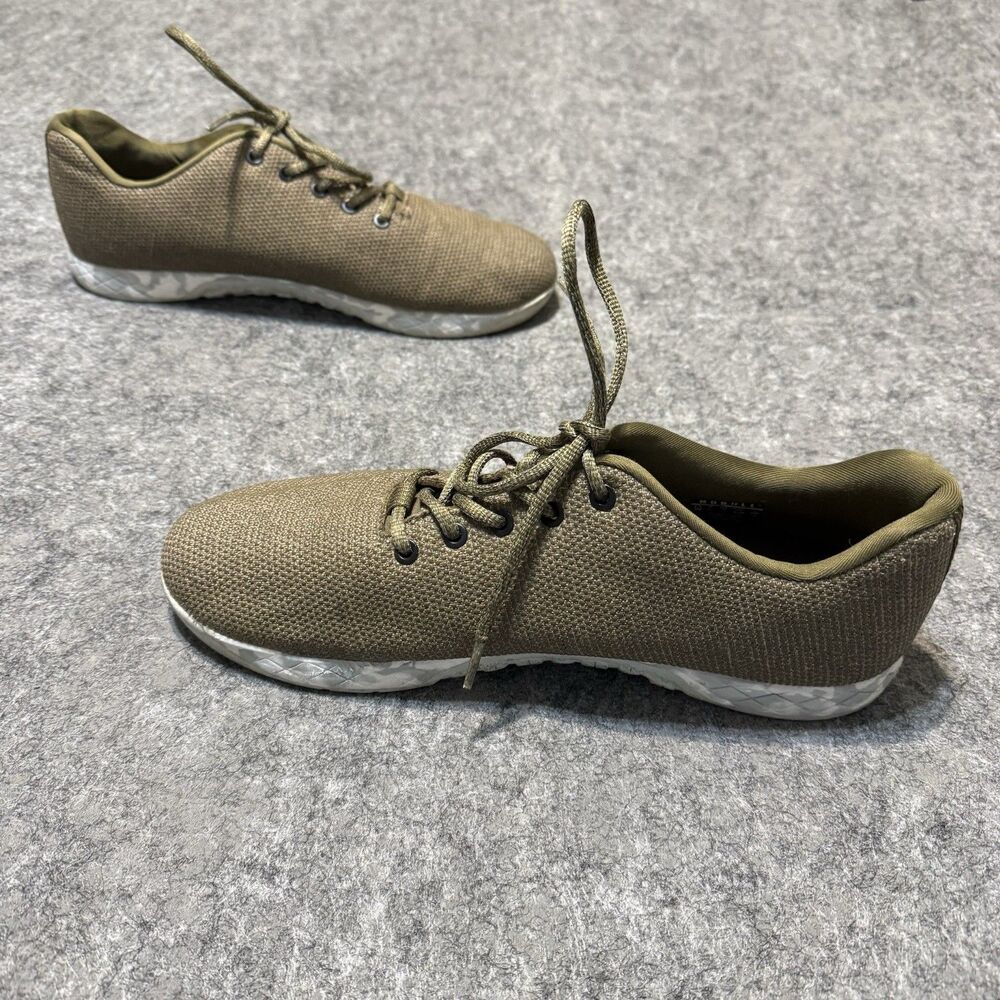 Nobull Men's SuperFabric Outwork Trainers Olive Gum Gym Shoes Sneaker Size 13
